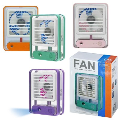 Ανεμιστήρας με Ψεκασμό Νερού Επαναφορτιζόμενος 17.5x13.5x5cm